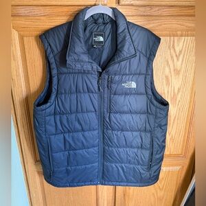 The North Face Men's Dark Grey Gray Puffer Vest Large